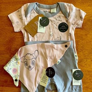 100% ORGANIC COTTON 3-PIECE SET - Disney Baby